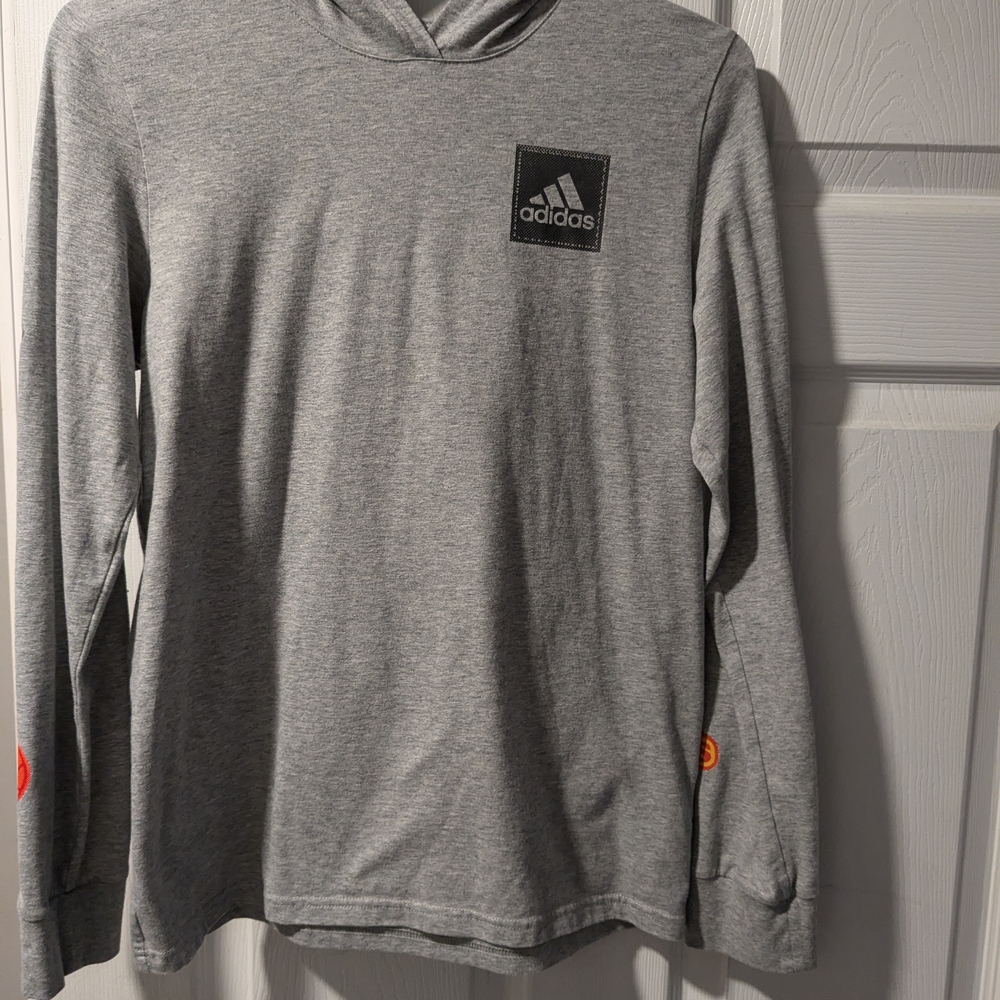 Adidas Gray Boy s Long Sleeve Shirt